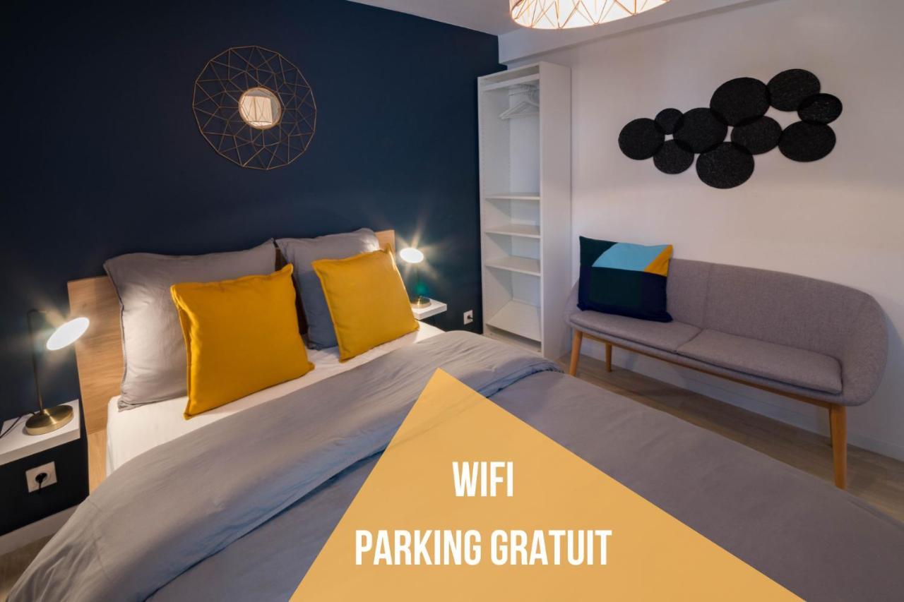 Appartement Cosy - Parking - Wifi - Buanderie - Jardin Brest Esterno foto